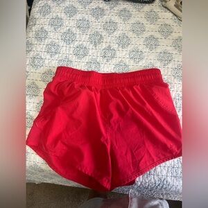 Women’s Red All in Motion Shorts